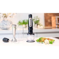 Braun Multiquick 7 MQ 7025X Stavblender 1kW Premium sort/børstet rustfrit stål